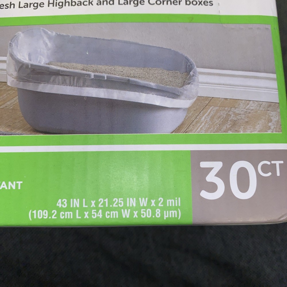 SoFresh XL Cat Litter Box Liners 2 Partial Boxes READ DESCRIPTION