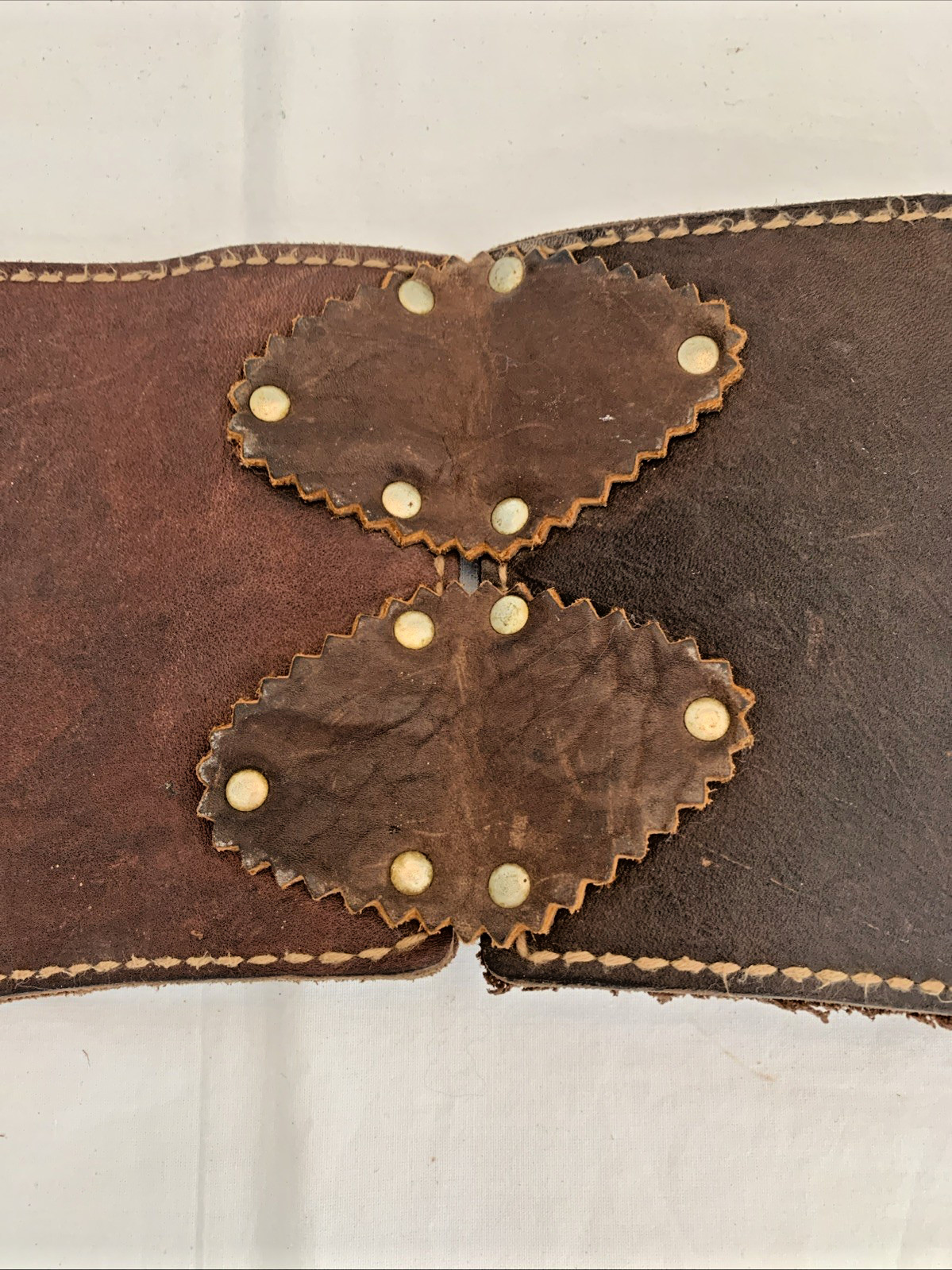 Vintage Leather Saddle Bags • Western Cowboy Horse Tack
