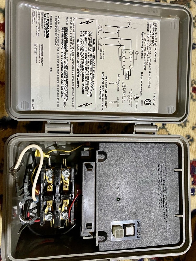 Paragon Electric SunTracker II Lighting Control Timer Outdoor Enclosure