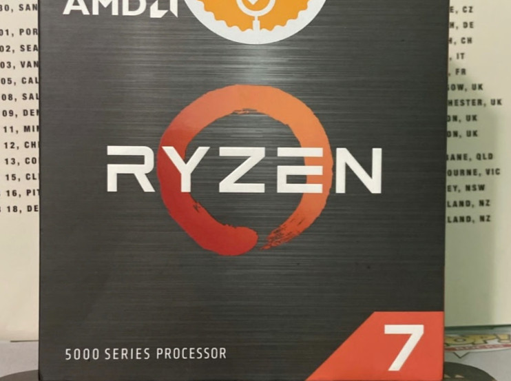 AMD Ryzen 7 5800X 8-core, 16-Thread Unlocked Desktop Processor