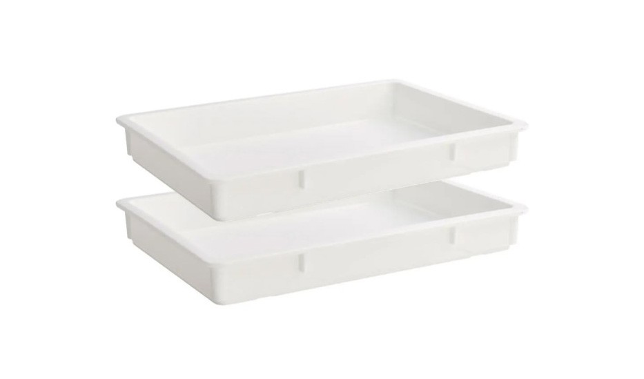 CenPro Commercial Bakeware, 18"x26"x3" Plastic Stackable Pizza Dough Proofing