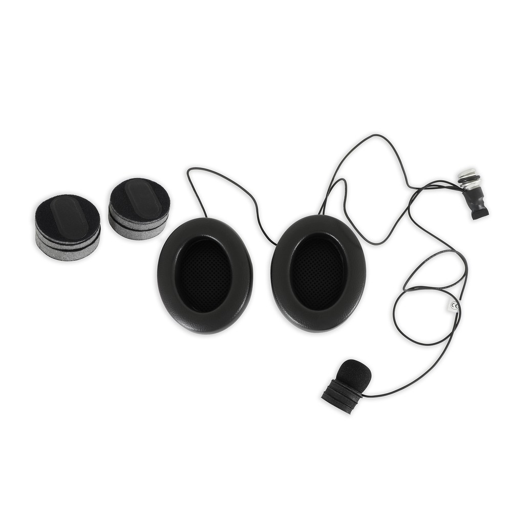 Stilo AE0210 Helmet Integrated Electronics Button Mic Earmuff Speakers
