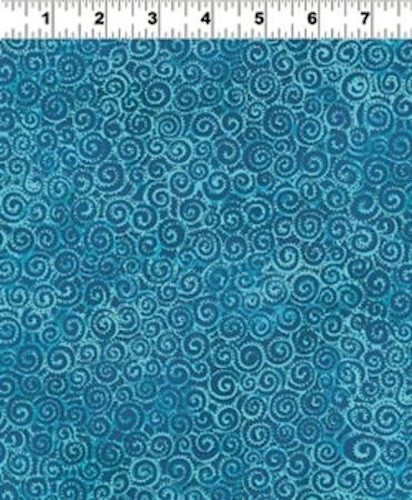 Laurel Burch***BASIC SWIRL ~ AQUA*** Y1293-33 ~ by the Yard!