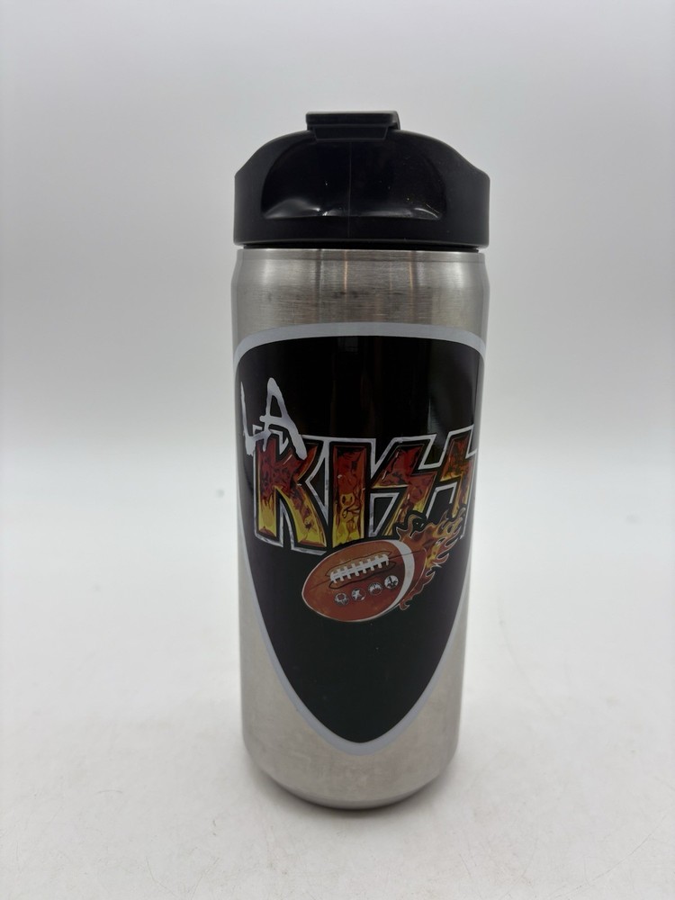 L.A. Kiss Metal Football Travel Mug Brand New