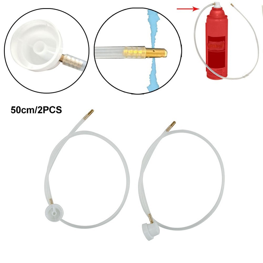 Long Reach Spray Extension Hose 2pcs for Undercoating Application 50cm