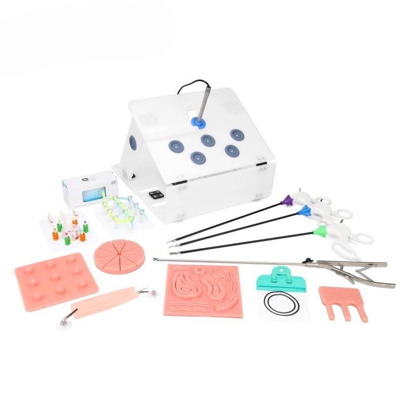 Laparoscopic Simulator Training Box Foldable Laparoscopy Endo Trainer Medical