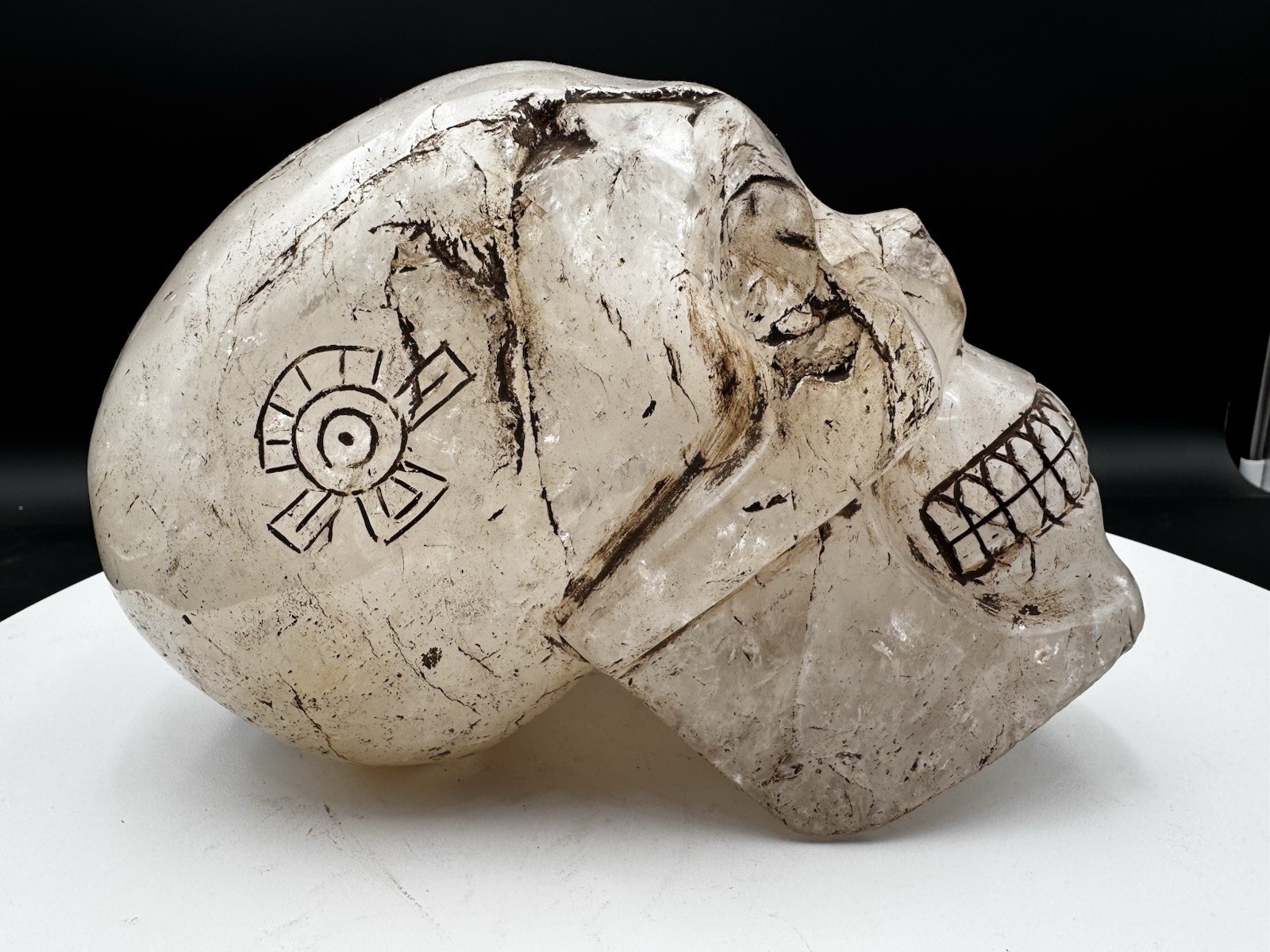 Quartz Crystal Skull Tula Mexico Anunakki Ancient Alien Ojuelos