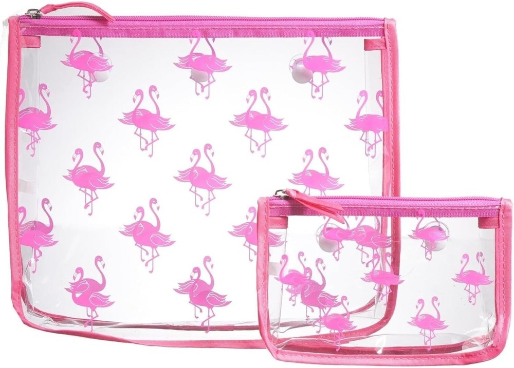 Bogg-Compatible Decorative Zipper Inserts - Flamingo Design for Easy Access