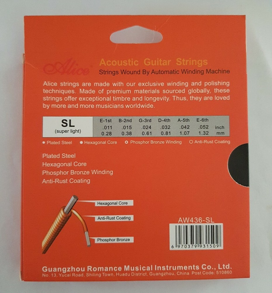 Alice Acoustic Guitar Strings