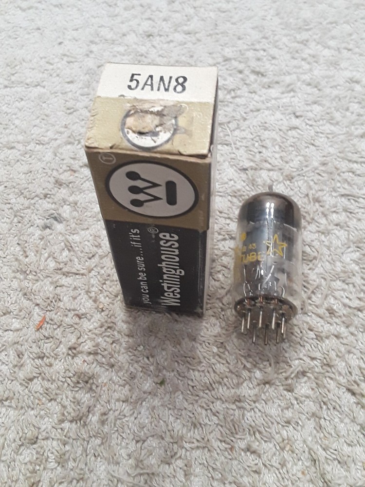 NOS Westinghouse 5AN8 Vacuum tube