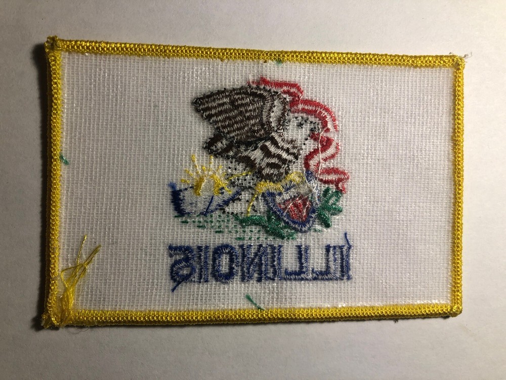 Illinois State Flag Patch