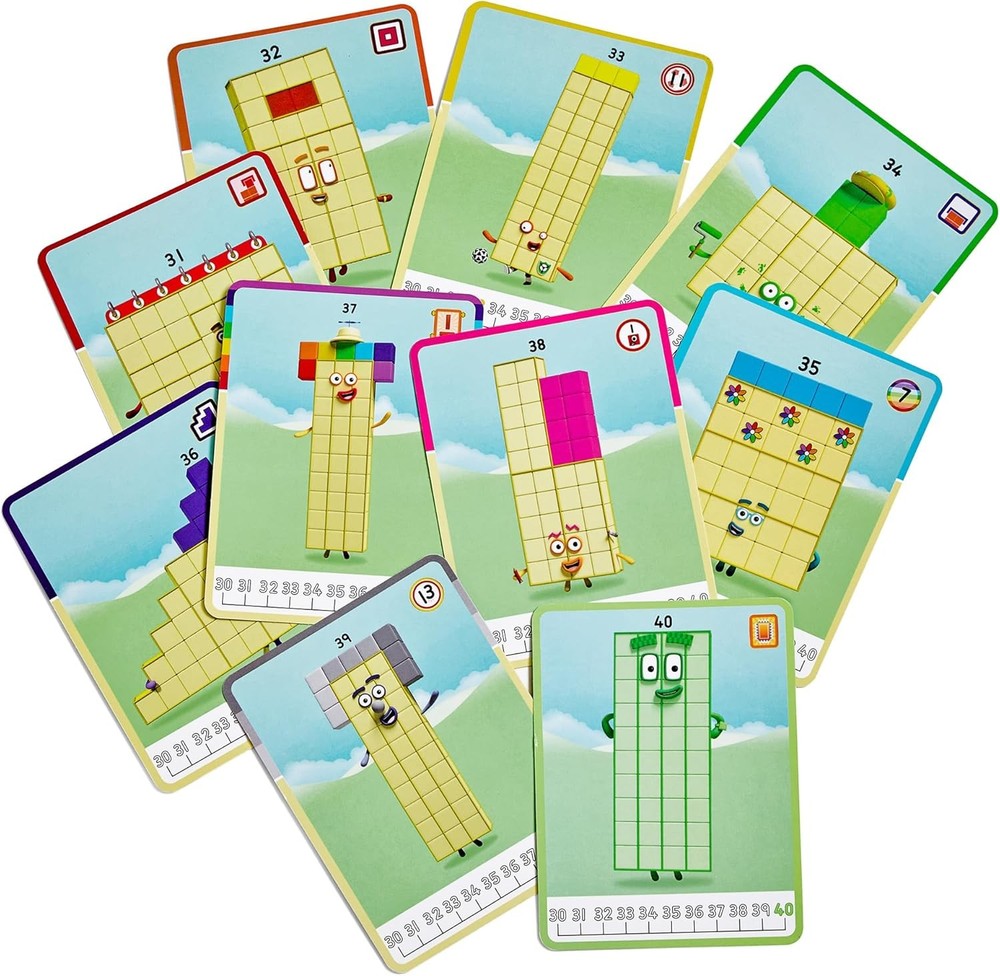 Numberblocks MathLink Cubes Activity Set 31-40 - Early Math Skills & Counting To