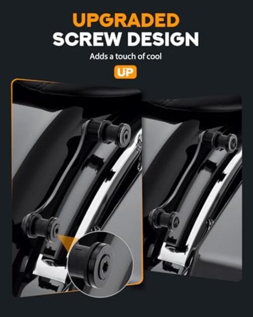 Quick Release Sissy Bar Luggage Rack Kits - Four Point Docking Hardware Kits