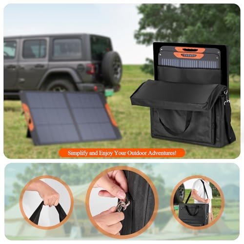 Bag for Portable Solar Panel 100w 200w,Waterproof Solar Panel Carrying Case