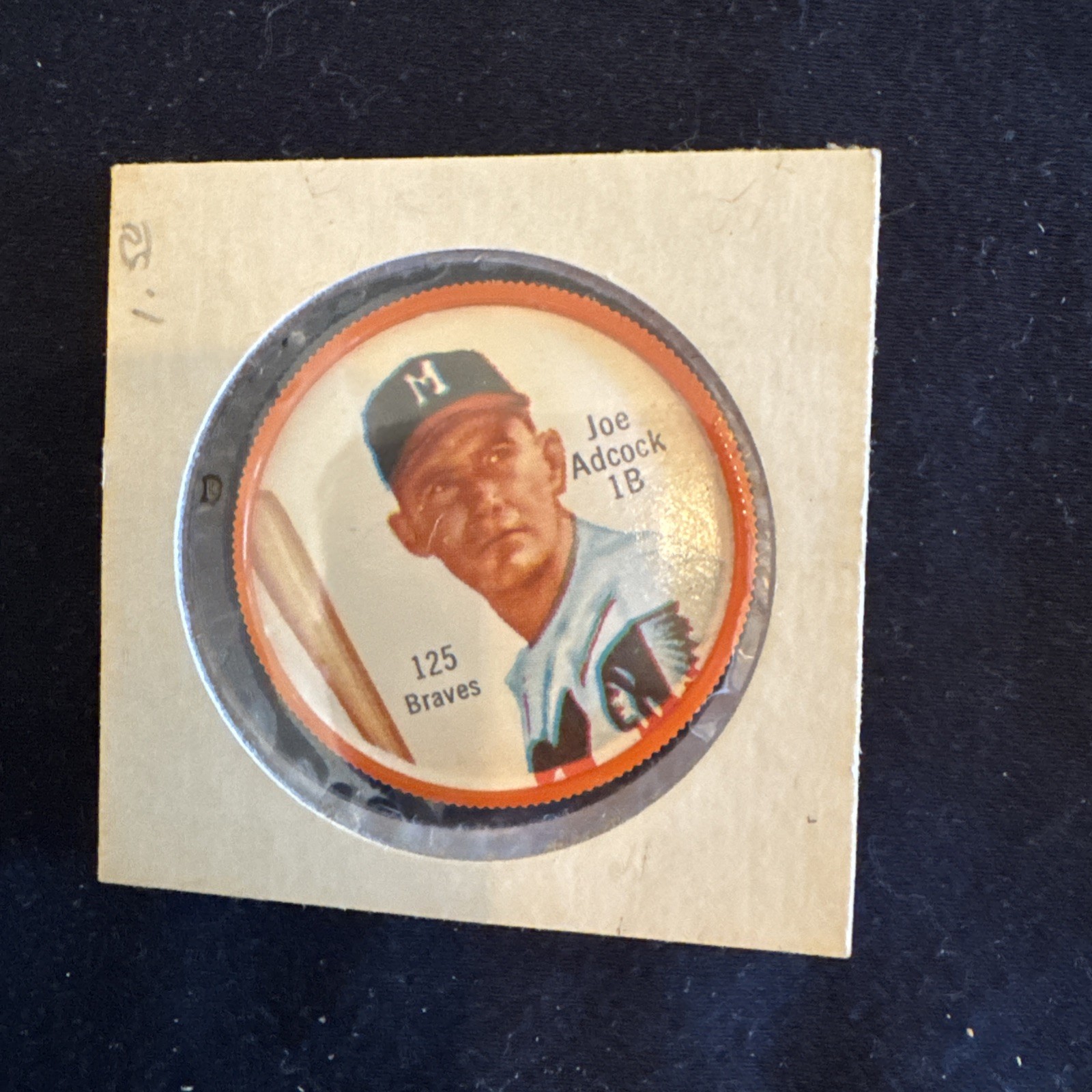 10 Salada/Tea Junket 1962 Baseball Coins Joe Torre Ed Mathews 1960’s era sticker