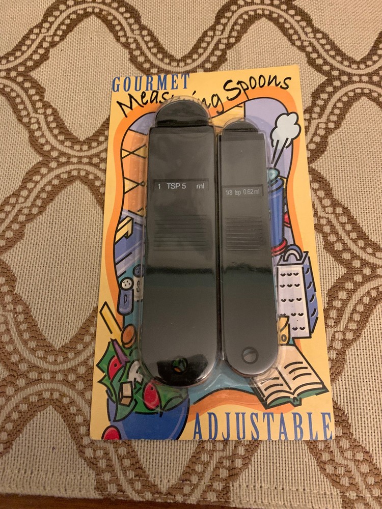 NIP - Gourmet Adjustable Measuring Spoons - 2 PC Set