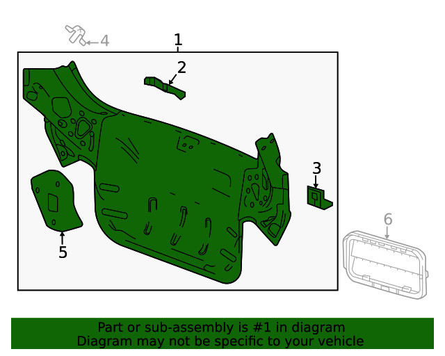 Genuine GM Panel 42947122