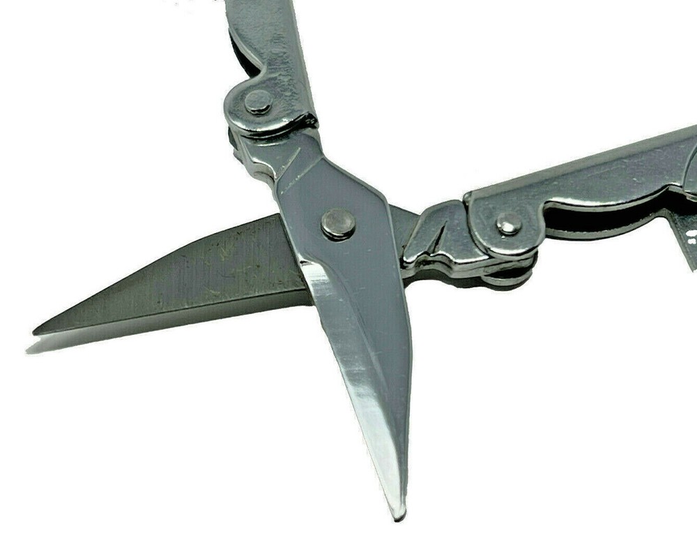 Portable Folding Scissors - 3.5" - Sharp Mini Pocket Cutter Travel Keys Crafts