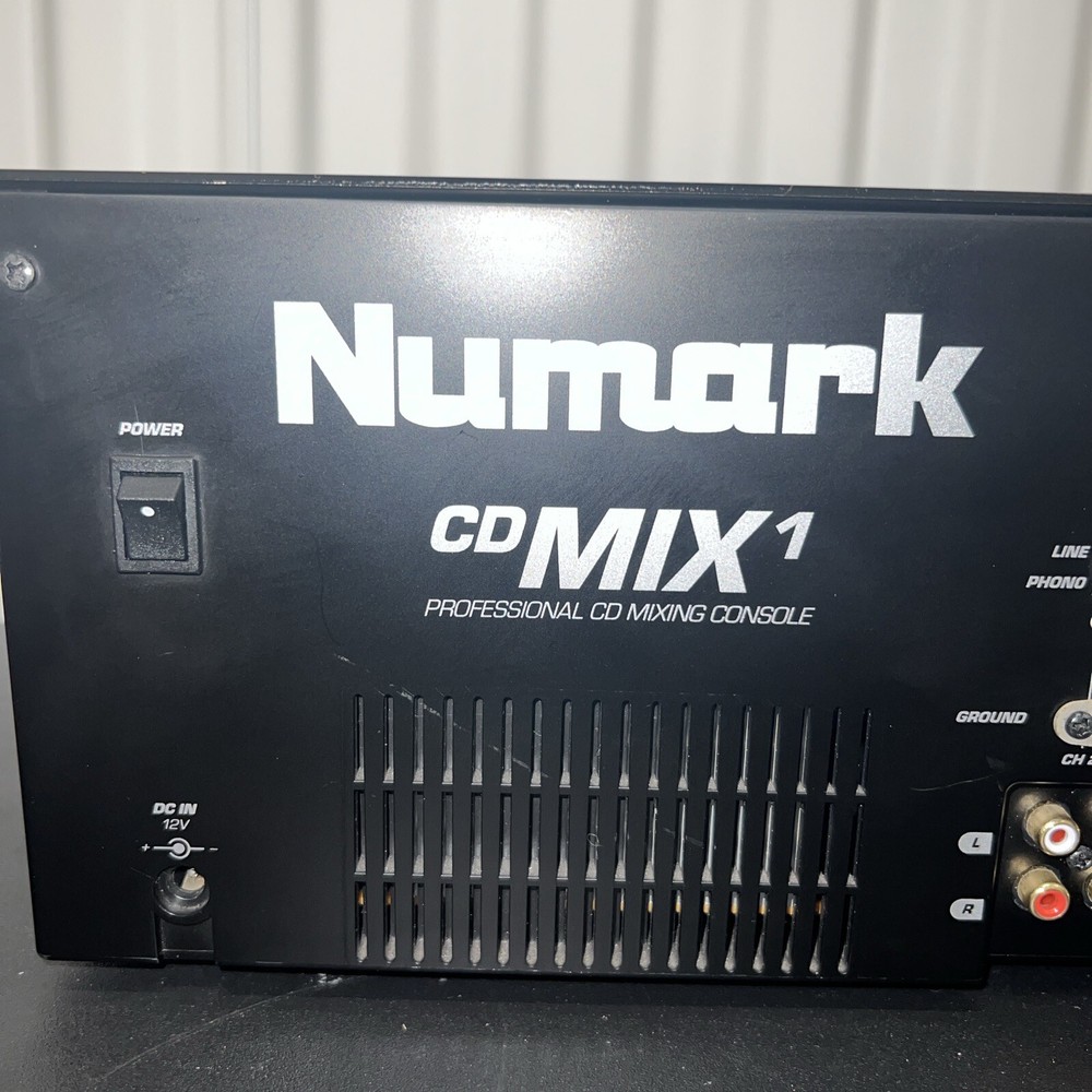 NUMARK CD MIX 1 DJ 2-DISC CD PLAYER/MIXER AS-IS READ DESCRIPTION!!!!!!!!!!!!!!!!