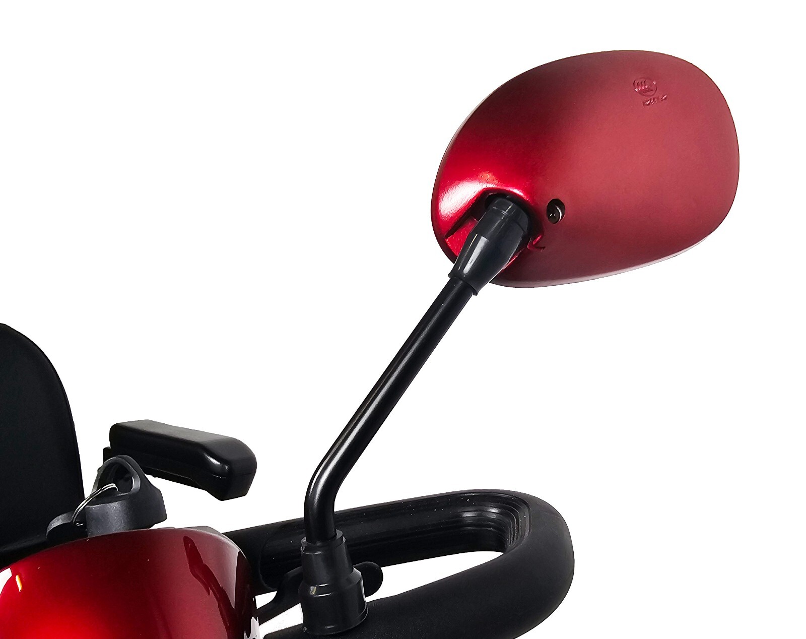 Rear View Mirror Pair For Most Pride Mobility Scooters RED