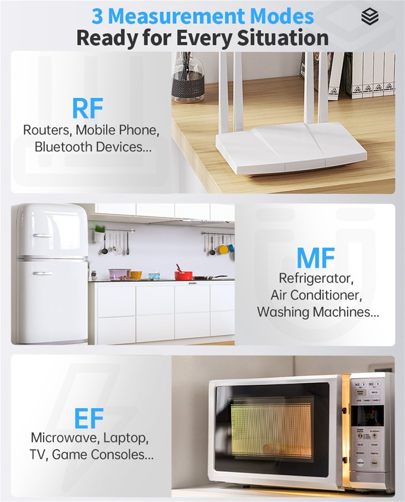 FNIRSI ERD-10 Multifunctional Electrical Electromagnetic Radiation Detector