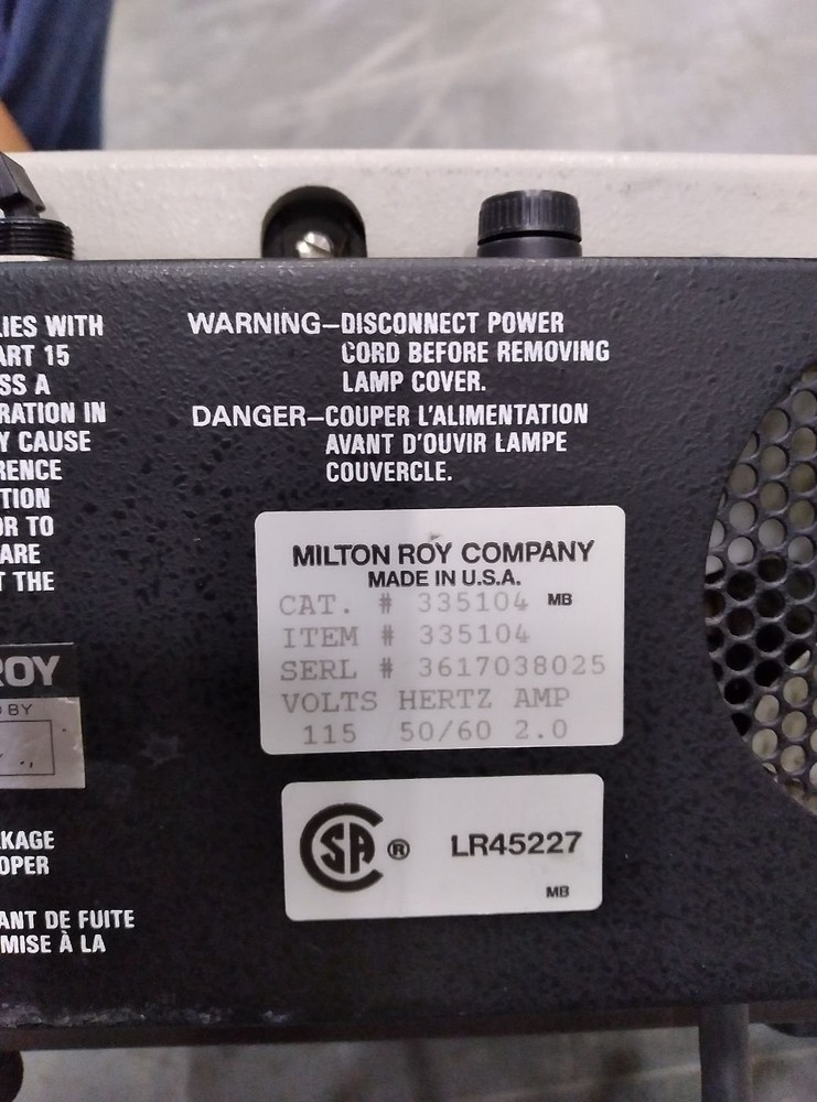 Milton Roy SPECTRONIC 601 Spectrophotometer