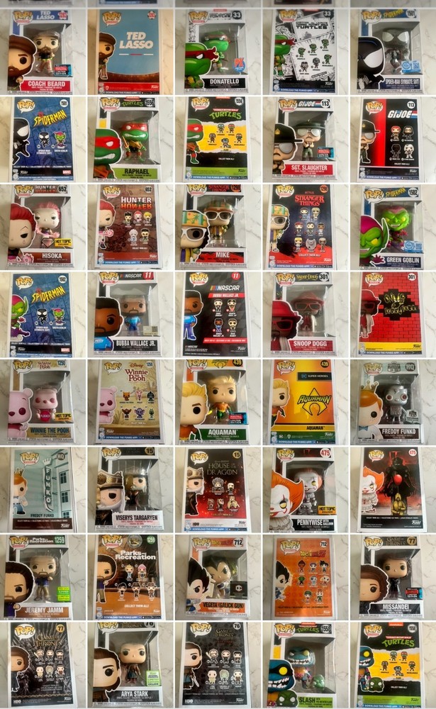 Funko Pop – Exclusive / Limited Edition – Marvel, TMNT, Ted Las