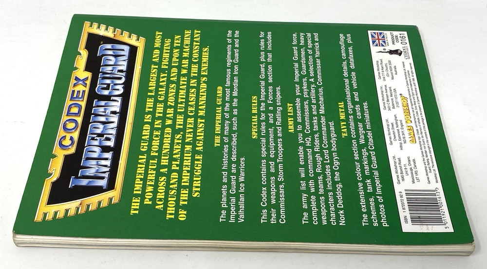 Warhammer 40k Codex Imperial Guard 2nd Edition (1995)