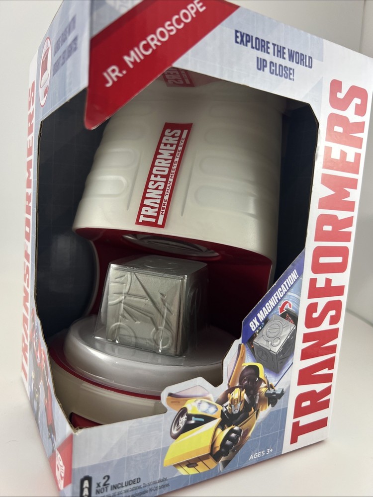 Transformers 8x Jr. Microscope Science Toy Kids STEM Learning Kit GLOWS - NEW