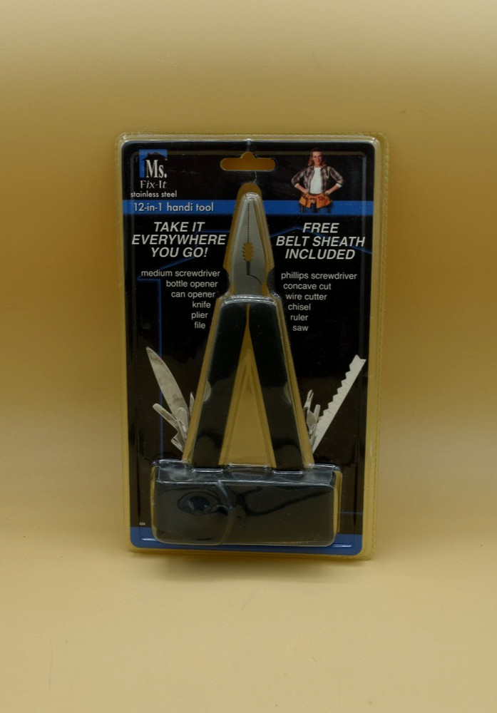 Ms. FIX-it Stainless Steel 12 IN 1 Handi Tool Multi Tool