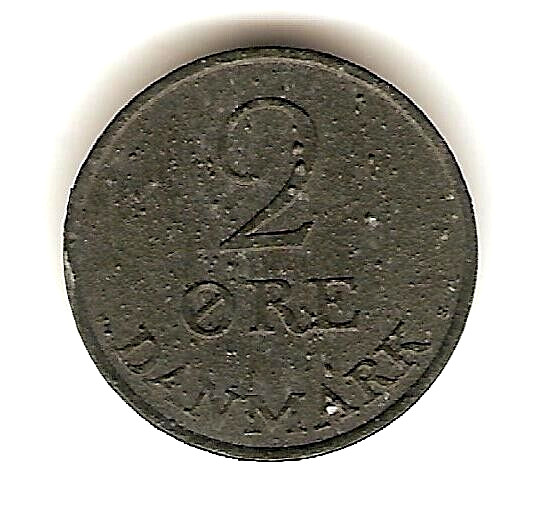 1948 DENMARK Coin 2 ORE