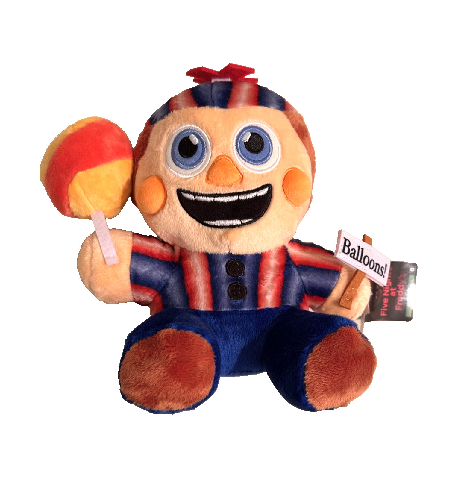 NIB Jazwares Five Nights at Freddy’s Wave 2 Balloon Boy Small Stuffed Plush 8"