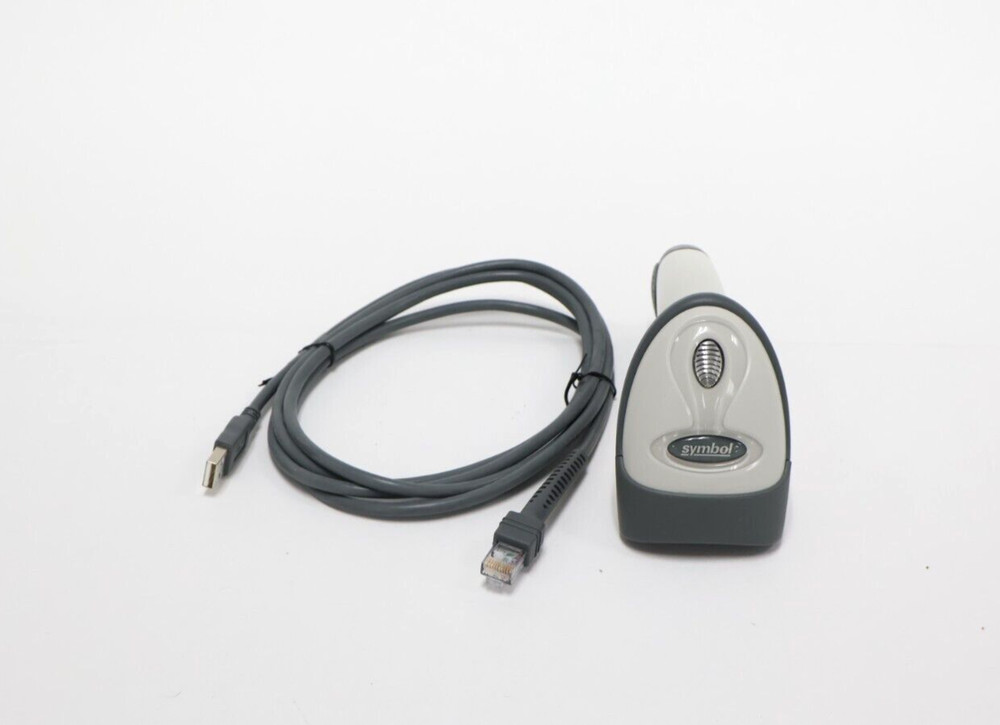Symbol LS2208 Laser Barcode Reader LS2208-SR2001R-KR w/ New USB Cable
