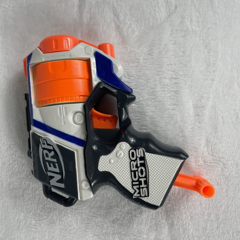 NERF MicroShots 6-Blaster Bundle - 6 Mini Dart-Firing Elite Blasters OPEN BOX
