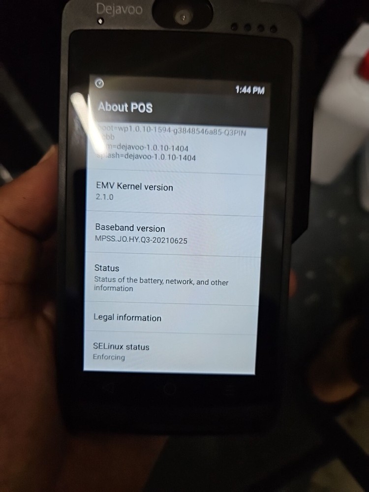 Dejavoo QD3 ETH+WiF ***BRAND NEW***