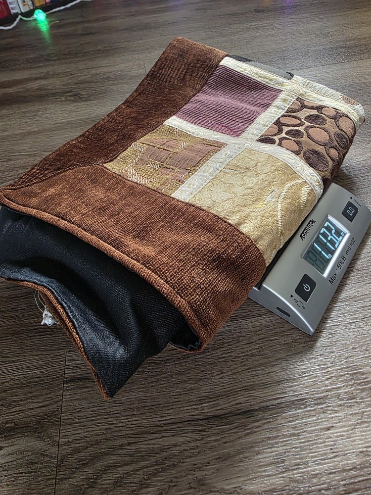Handmade Patchwork Table Runner 56x19 Earth Tone Quilted Decor