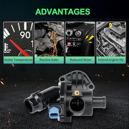 06B121111K Engine Coolant Thermostat Housing Fit for 2002-2006 for Audi A4