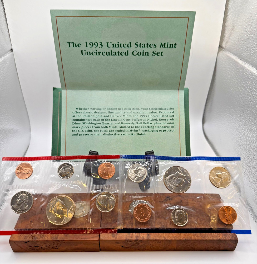 1993 US Mint Set Uncirculated 10-Coin P & D OGP