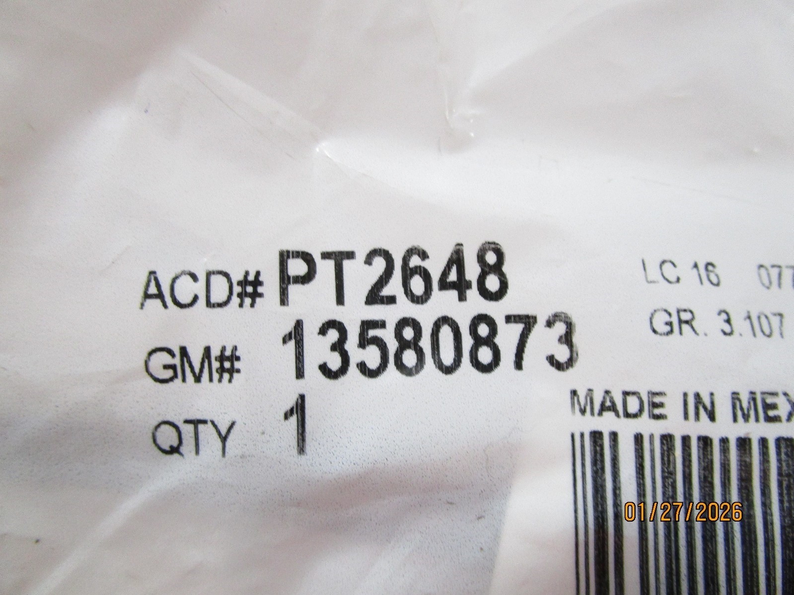 Multi-Purpose Electrical Connector Kit General Motors PT2648 13580873