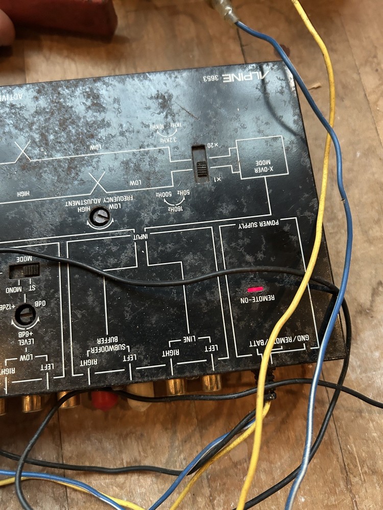 Alpine Model 3653 Active Dividing Network Used