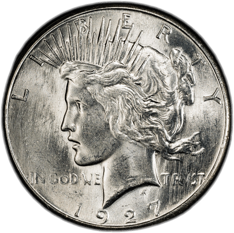 1927-S $1 PCGS MS 63 CAC