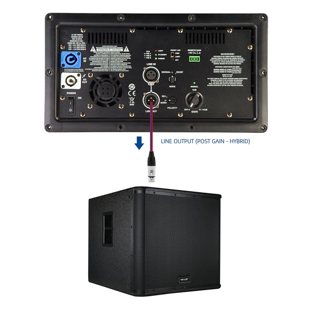 Professional Power Module Subwoofer Continuous Class D Active Power Amplifier