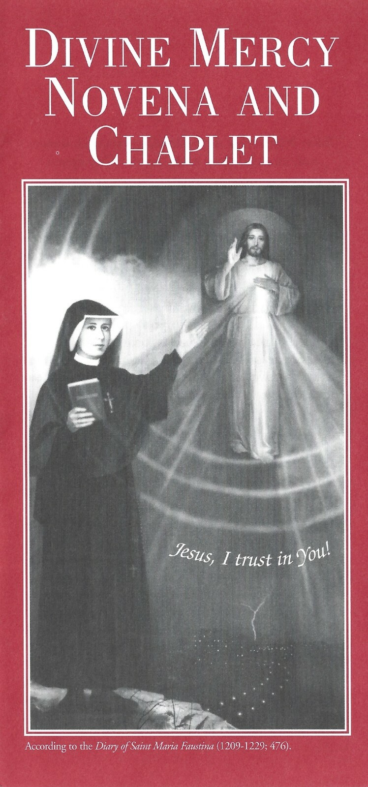 Chaplet Divine Mercy, Novena Divine Mercy Jesus, & How to Pray Rosary Pamphlets
