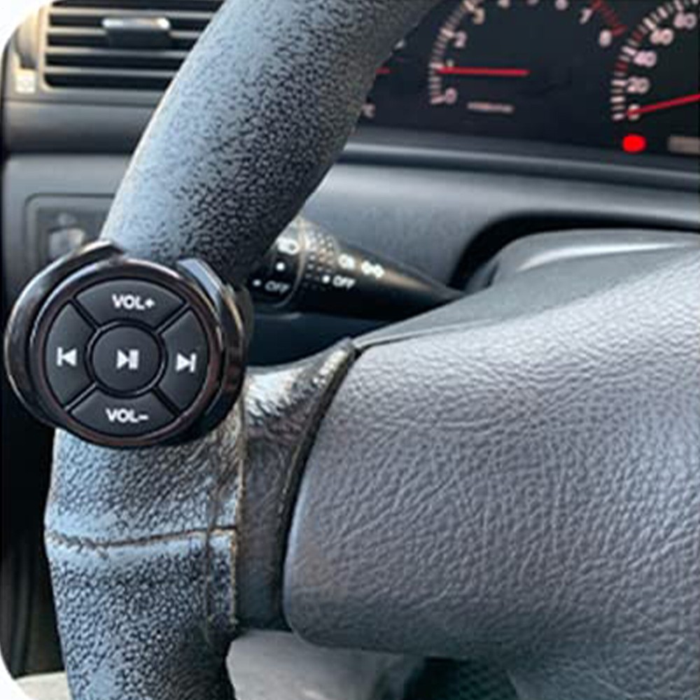 Car Wireless Steering Wheel Button Remote Control Media Button Radio Controller