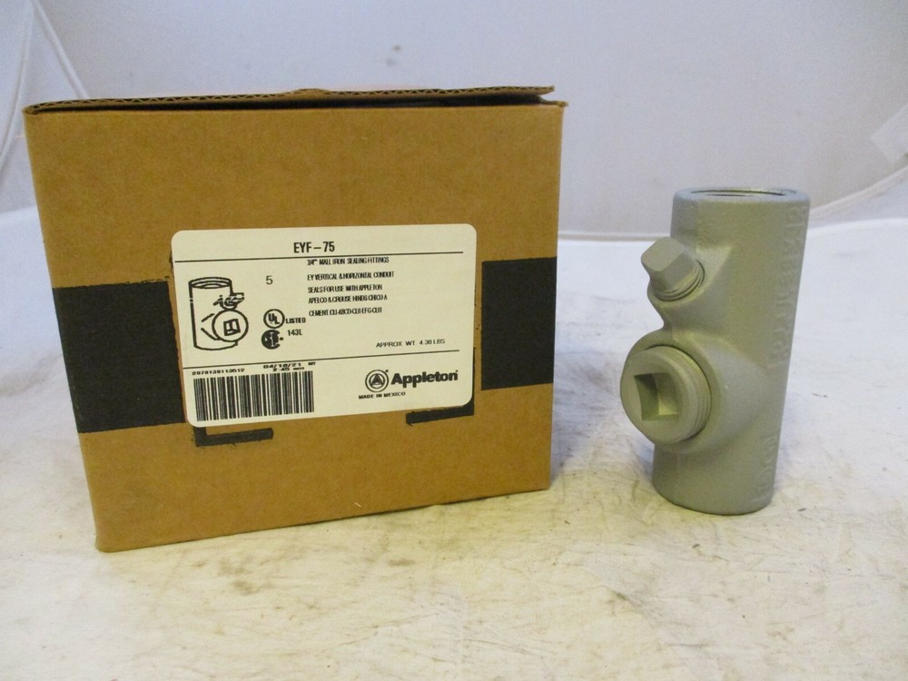 APPLETON EYF75  3/4" EXPLOSION PROOF SEAL OFF EYS CROUSE HINDS