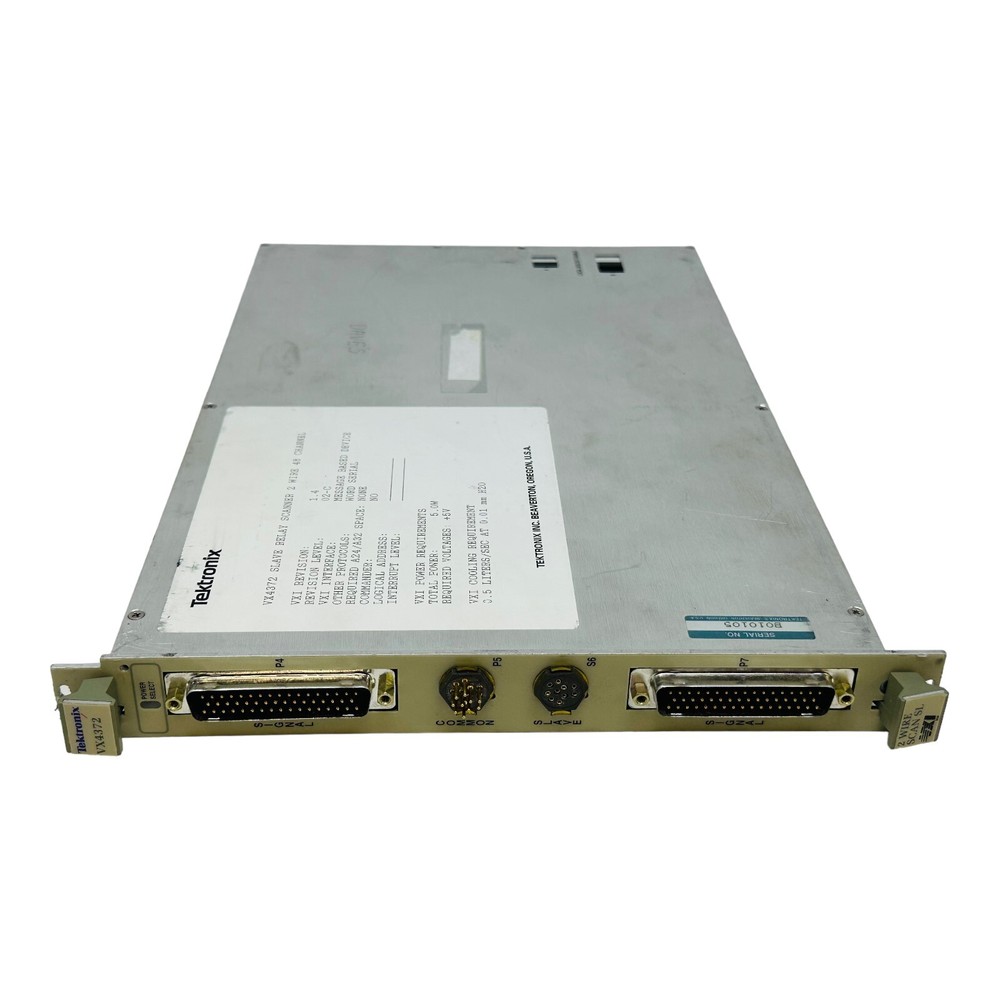TEKTRONIX VX4372 RELAY SCANNER 2-WIRE 48CH VXI MODULE SN B010105