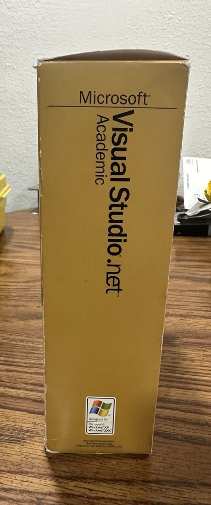 Microsoft Visual Studio .NET Professional 2003 (Retail) (1 User/s) - Full...