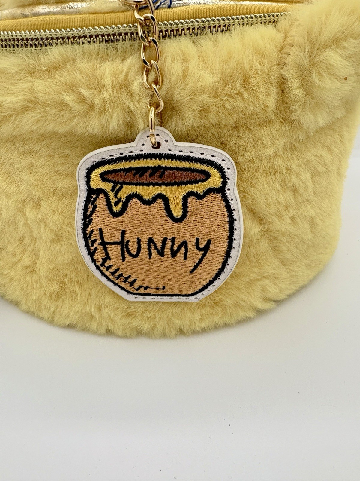 Disney Hot Topic Winnie The Pooh Fuzzy Makeup Bag New with Tags