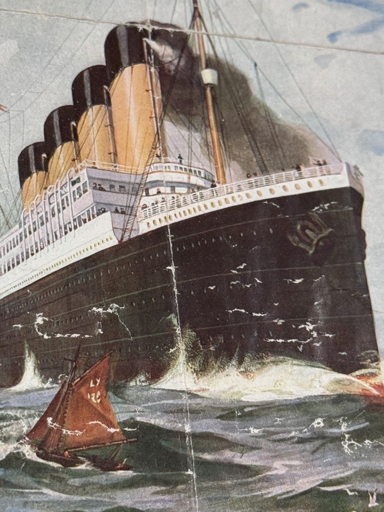 Original Titanic White Star Advertisement Pre-Sinking