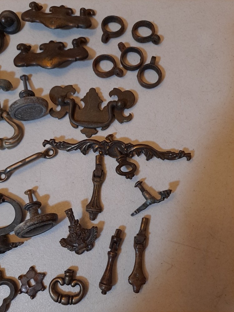 Assorted Mixed Bundle Vintage Hardware Architectural Salvage Pieces